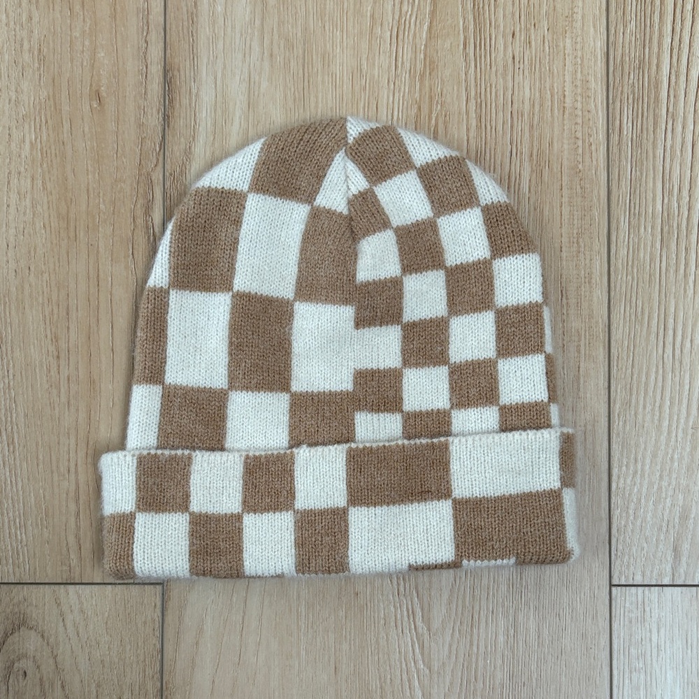 Checkered Anthropology beanie